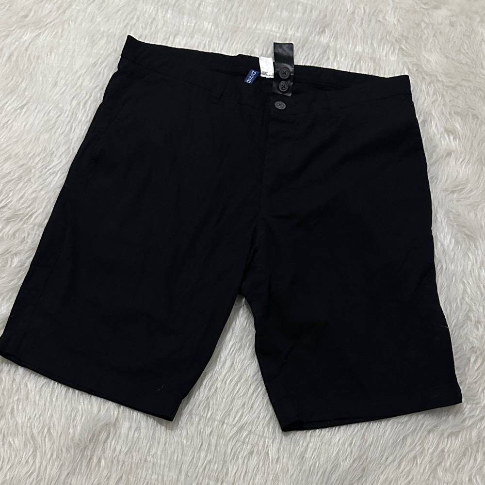 Divided Men's Black Flat Front Shorts